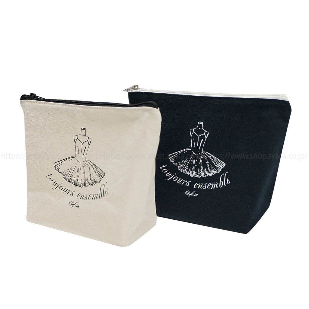 ESYN608883 Sylvia Canvas Pouch with gusset